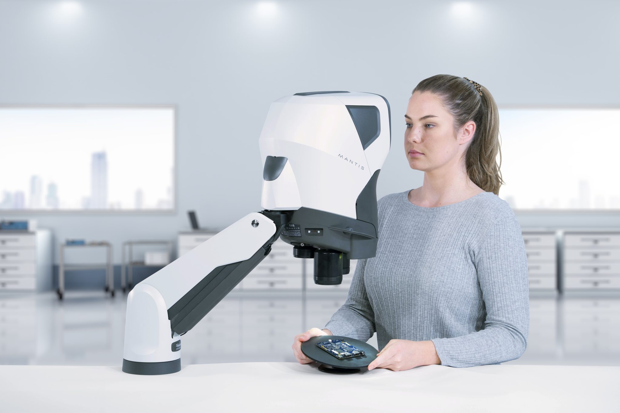Vision Engineering shows new Mantis 3rd Gen stereo microscope at ...